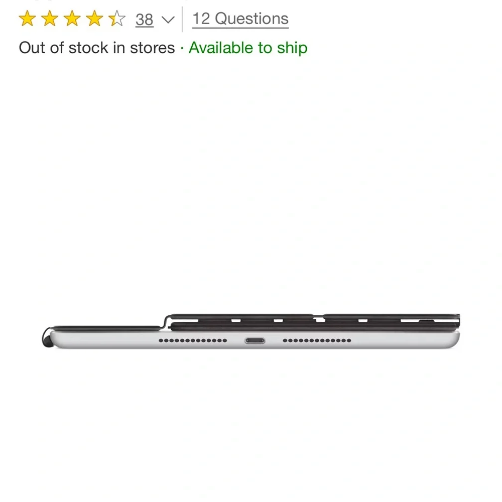 Apple iPad smart keyboard